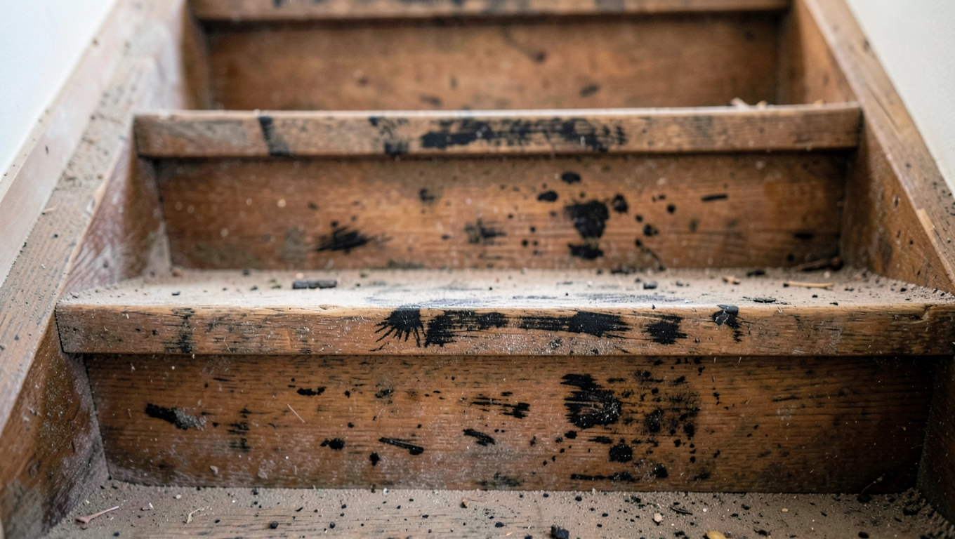 czym wyczyścić schody drewniane