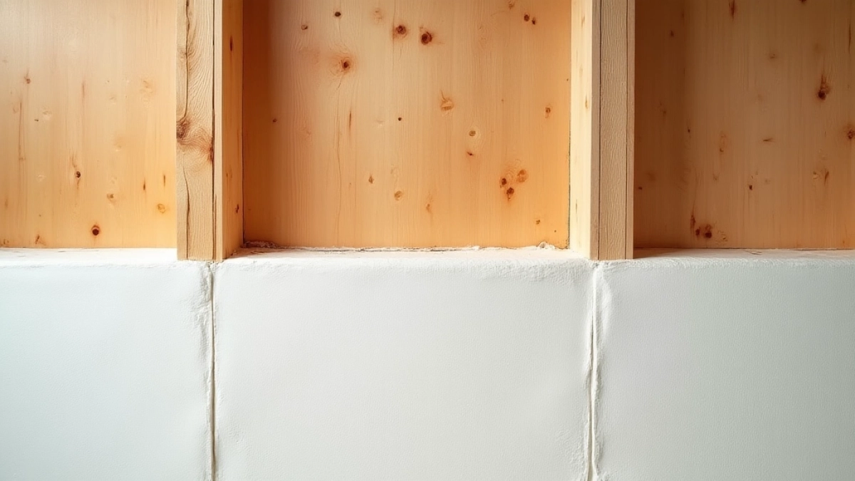 Elewacja drewniana na styropianie