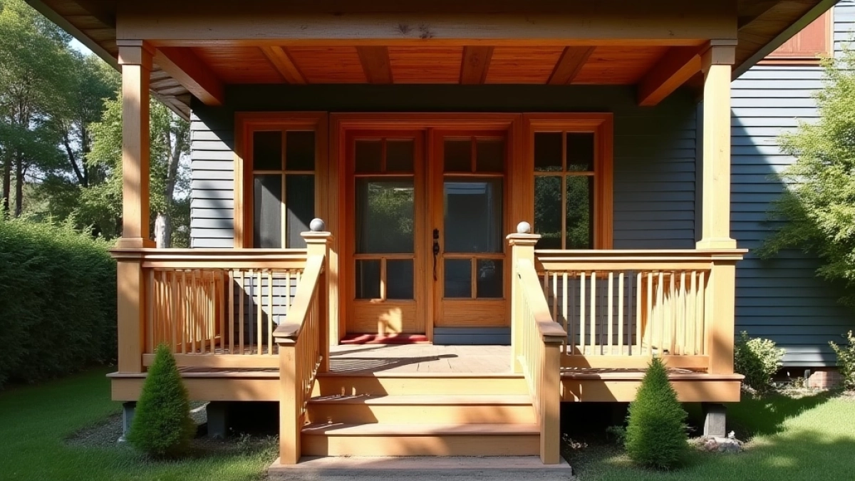 Ganek drewniany projekty