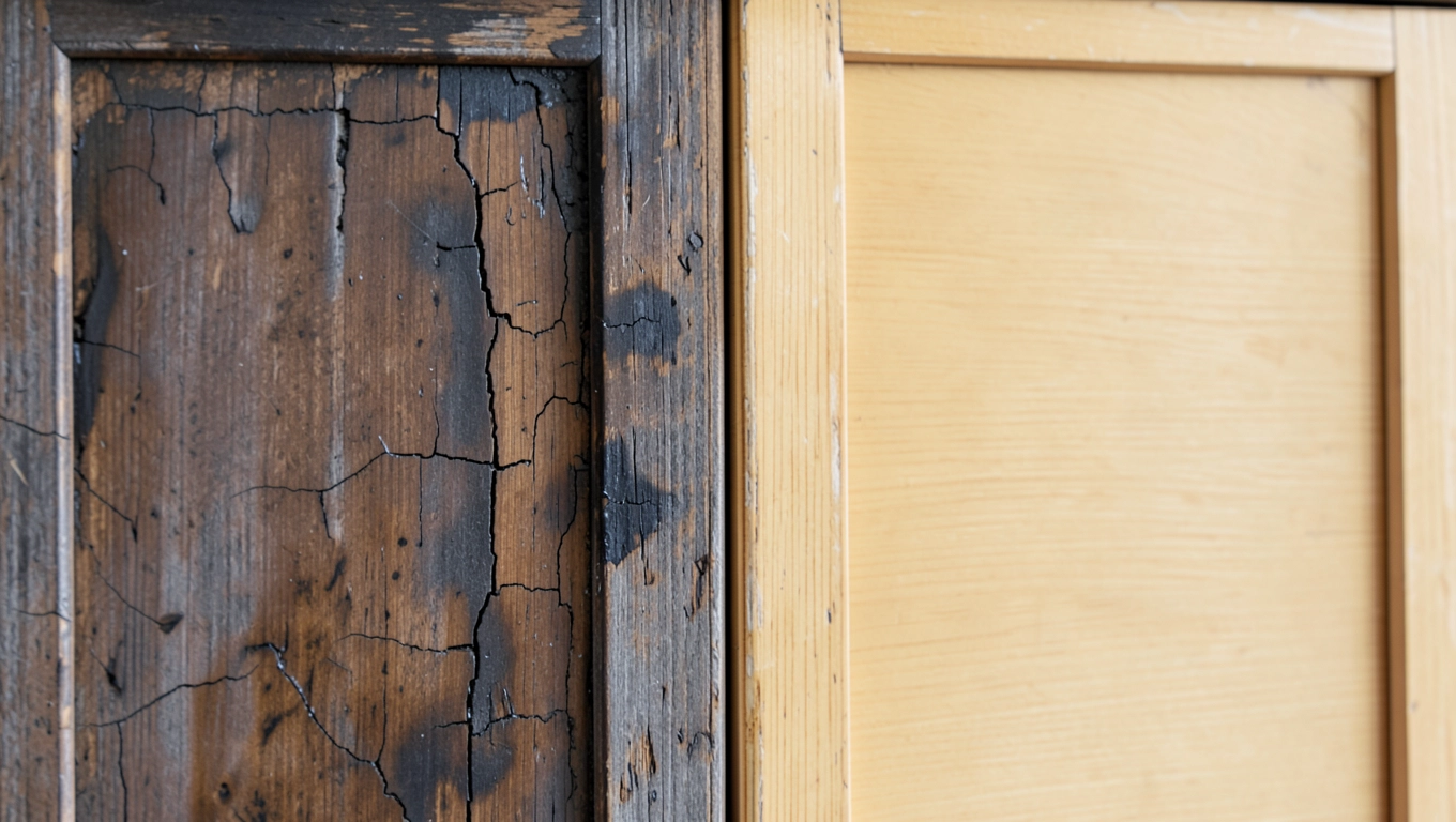 jak usunąć lakierobejcę z drewna