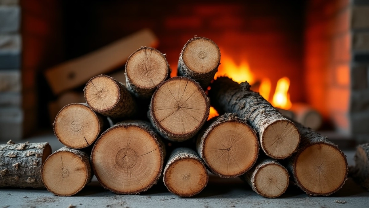 Jaka długość drewna do kominka