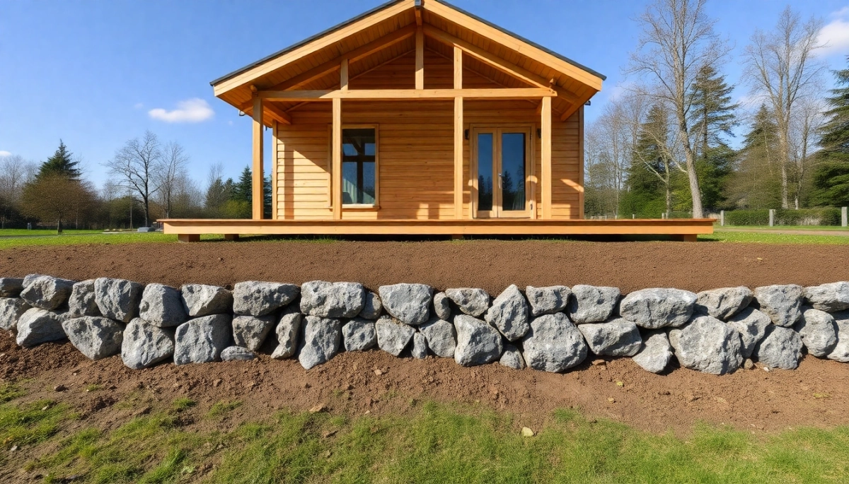 Jaki fundament pod domek letniskowy drewniany 35m2