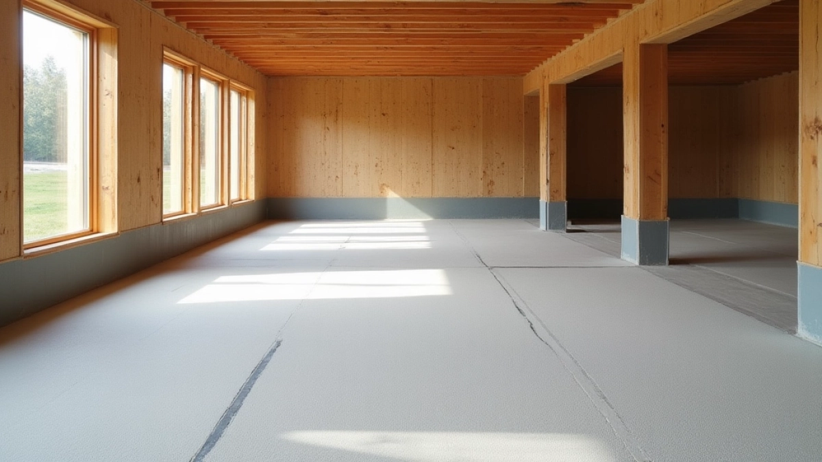 Lekka wylewka na strop drewniany