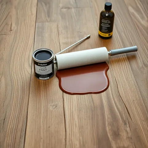 Czym pomalować starą podłogę drewnianą