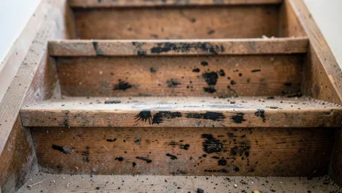 czym wyczyścić schody drewniane