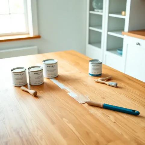 Jak pomalować stół drewniany