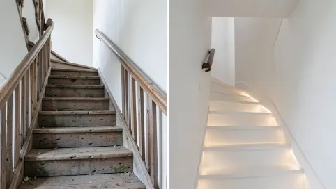 jak zabudować schody drewniane