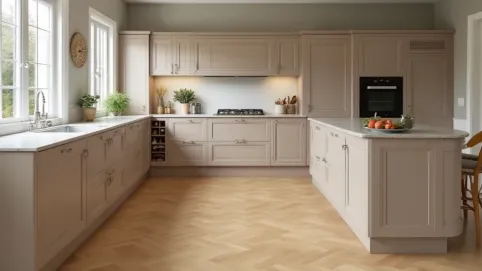 Jaka kuchnia do drewnianej podłogi