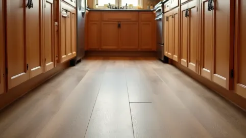 Jaka podłoga do drewnianych mebli w kuchni