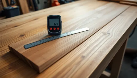 Jaka powinna być wilgotność drewna do obróbki