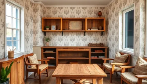 Jaka tapeta do drewnianych mebli