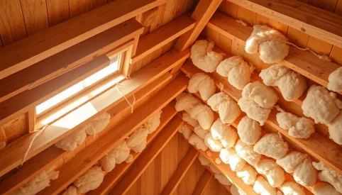 Jaka wełna na strop drewniany