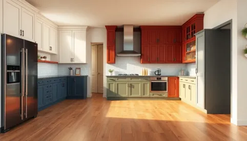 Jaki kolor kuchni do drewnianej podłogi