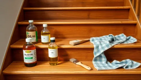 Jaki olej do schodów drewnianych