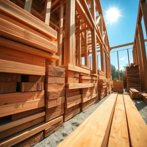 Jakie wymiary drewna na dom szkieletowy