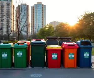 Kosze na śmieci zewnętrzne