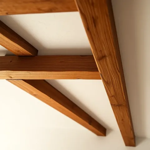 Montaż belek drewnianych