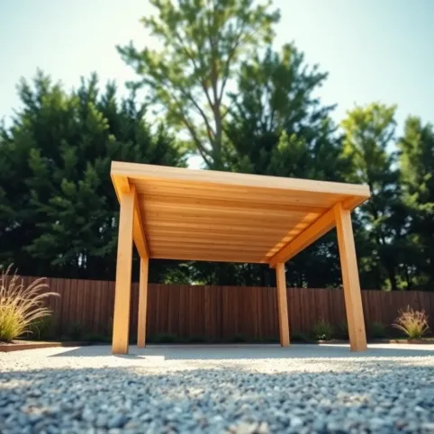 Wiata drewniana jednospadowa cena
